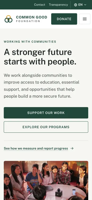 Common Good on mobile