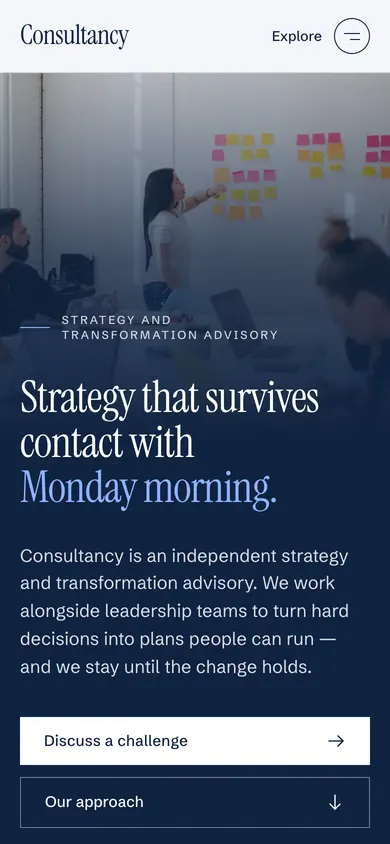 Consultancy Advisory on mobile