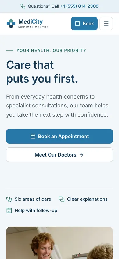 MediCity on mobile